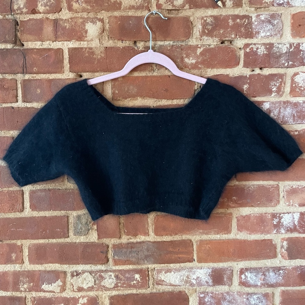 Vintage Angora crop sweater
